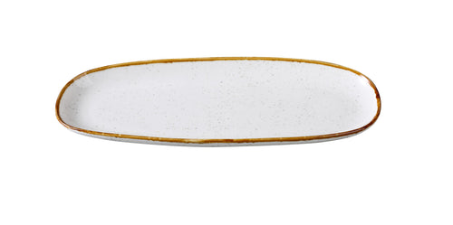 Yanco Glory 9" x 4.25" Chinaware Oval Plate ( Pack Of 36 )