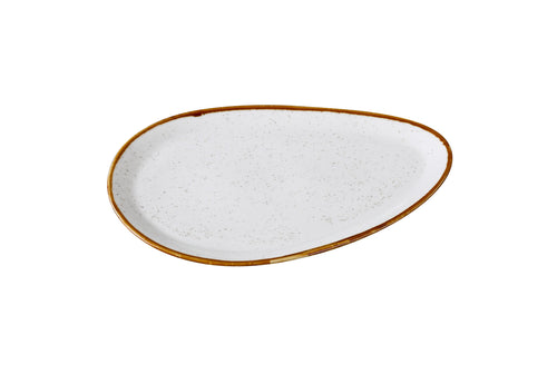 Yanco Glory 11 7/8" x 7 3/4" Chinaware Oval Plate ( Pack Of 12 )
