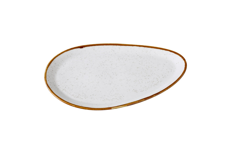 Yanco Glory 10" x 6" Chinaware Oval Plate ( Pack Of 24 )