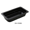 Yanco GN-610BK GN Pan, 1.4 Liter, Black, Melamine , Pack of 72 ( 6 Dz )
