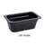Yanco GN-611BK GN Pan, 1.5 Liter, Black, Melamine , Pack of 72 ( 6 Dz )