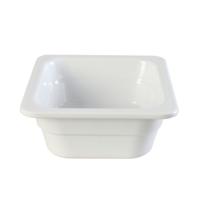 Thunder Group Melamine Western 1/6 65MM/ 2 1/2" DEEP MELAMINE GN PAN, Pack of 12