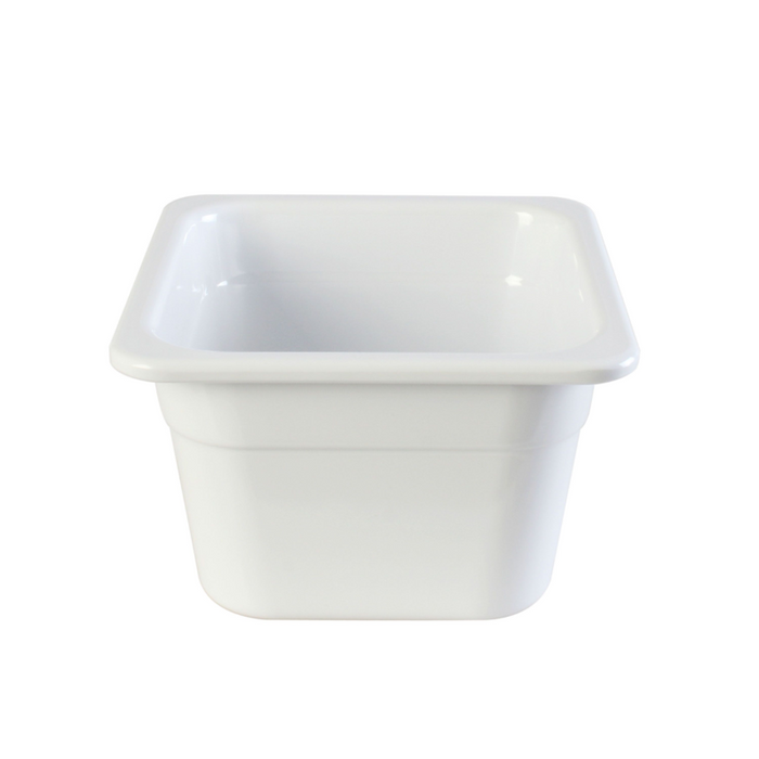 Thunder Group Melamine Western 1/6 100MM/ 4" DEEP MELAMINE GN PAN, Pack of 12