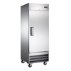 Grista GRRF Commercial Upright Refrigerator, Solid Stainless Steel Doors