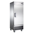 Grista GRRF Commercial Upright Refrigerator, Solid Stainless Steel Doors