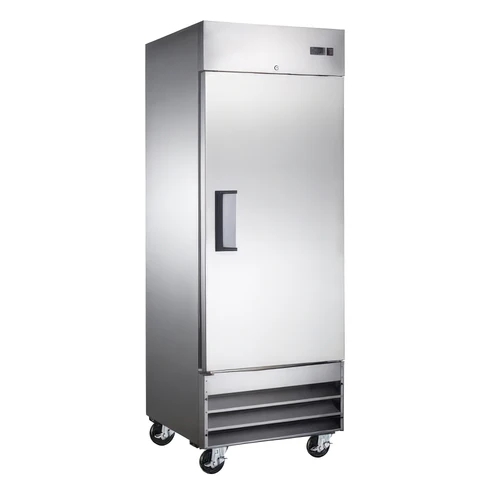Grista GRRF Commercial Upright Refrigerator, Solid Stainless Steel Doors