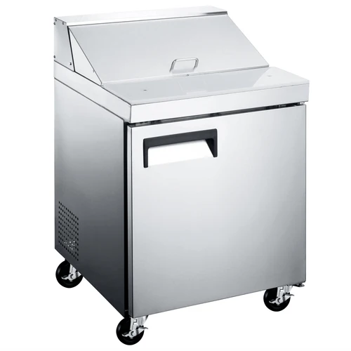 Grista Commercial Salad/Sandwich Refrigerator Prep Table – Stainless Steel