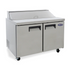 Grista Commercial Salad/Sandwich Refrigerator Prep Table – Stainless Steel