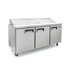 Grista Commercial Salad/Sandwich Refrigerator Prep Table – Stainless Steel