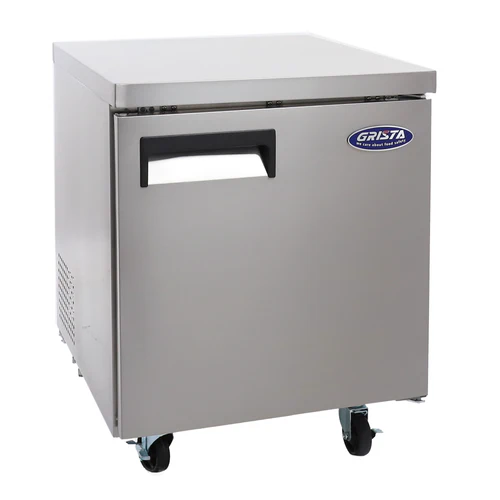 Grista Commercial Undercounter Freezer – Solid Door, Stainless Steel Build