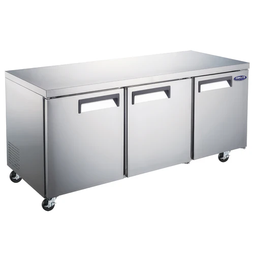 Grista Stainless Steel Undercounter Refrigerator with Solid Door