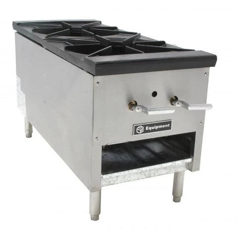 GSW Heavy Duty Gas Stock Pot Ranges-Double, 23 Tips Jet Burner, 24"