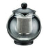 GTP-25 - 25 oz Glass Teapot with Infuser Basket, Black by Winco