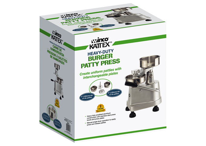 KATTEX™ Heavy-Duty Burger Patty Press by Winco