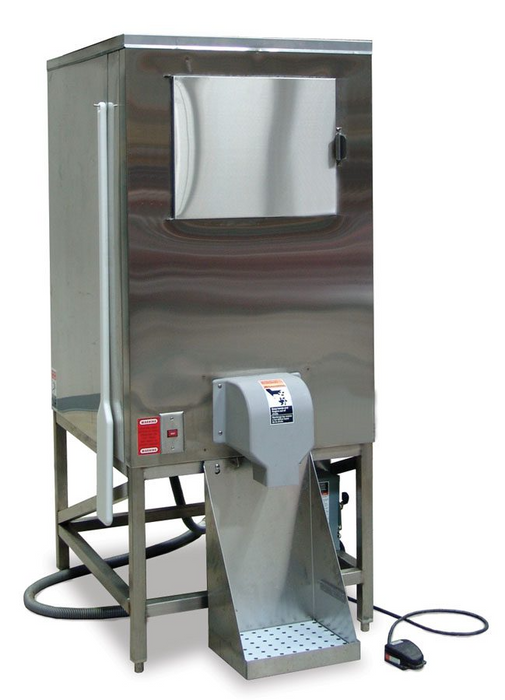 Hoshizaki HCD-500B 30″ ice bagging system with stainless steel exterior