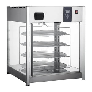 HDRP-158 : Adcraft Rotating Pizza Display, in Stainless Steel
