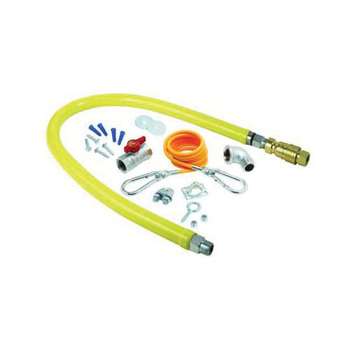 T&S Brass HG-4D-48K 3/4-inch 48-inch Safe-T-Link gas connector kit