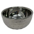 Stainless steel hammered katori bowl with double wall for hot and cold food