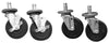 Serv-Ware 5" Insert Stem Casters for Wire Shelving – Set of 4