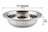 Hammered Stainless Steel Round Entrée Dish – Elegant Serveware for Stylish Dining