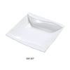 Yanco SW-307 Sea Wave 6.5″ Grapefruit Bowl, Square, 10-oz Capacity, China, Bone White (3Dz)