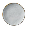 Yanco Iris Blue Chinaware Coupe Round Plate ( Pack Of 12 )