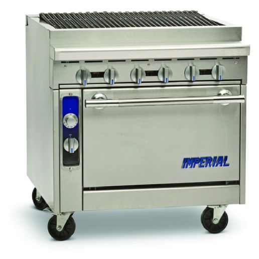 Imperial IHR-RB-XB Spec Series Heavy Duty Gas Range 36"W