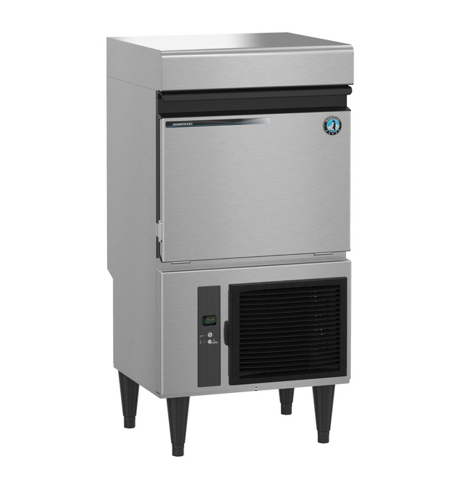 Hoshizaki IM-50BAA-LM undercounter square cube ice maker with built-in bin