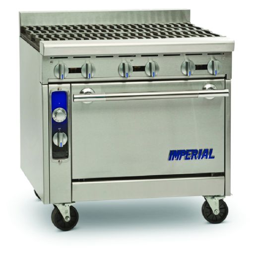 Imperial IHR-6-XB Spec Series Heavy Duty Gas Range 36"W