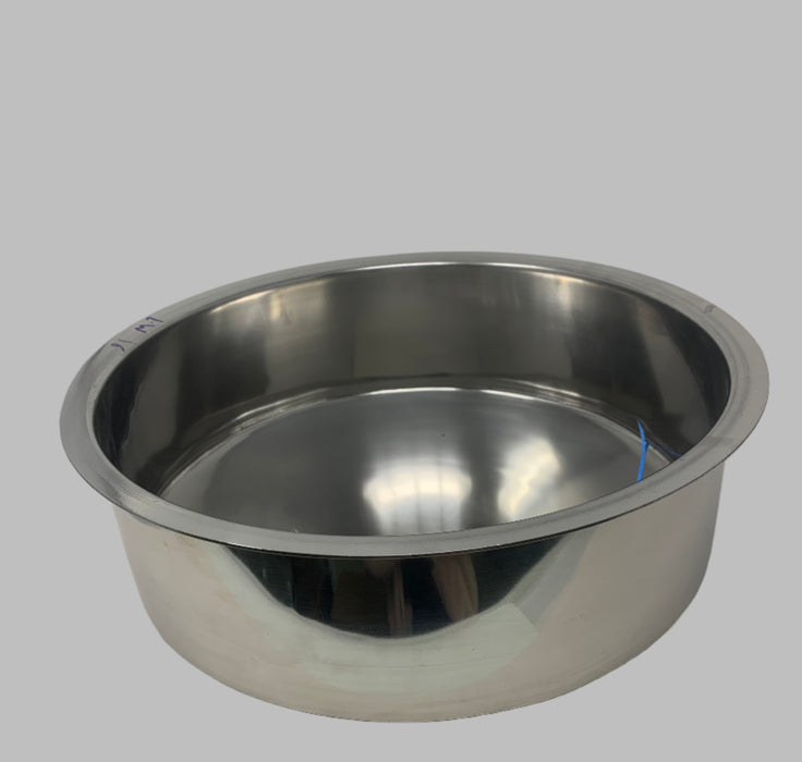 Heavy Bottom and heavy Duty Brazier Style 4 mm thick, Stainless Steel Biryani Lagan - Available in different sizes (comes with complimentary lid fee)