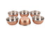 Traditional Copper Stainless Steel Hammered Katori Bowl – 4.5 oz Capacity