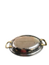 Heavy-duty serving dish for Indian and continental cuisine