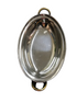 Premium au gratin dish with hammered finish and mirror interior