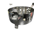 Round stainless steel sigdi with dual handles
