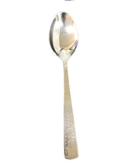 Modern hammered flatware set for luxury dining