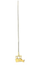 Brass Handle Stainless Steel flat Bbq Skewers: Available in different Model- French lily, Sabra, Sword, Lobster, Cow