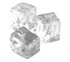 Commercial ice machine producing 188 lbs of square cubes per day