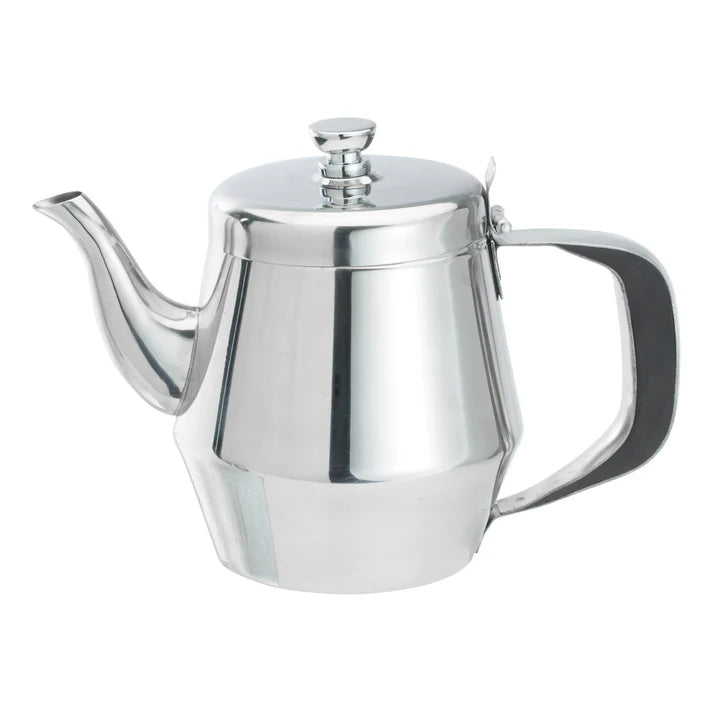 Gooseneck Teapot, Stainless Steel by Winco