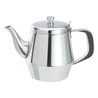 Gooseneck Teapot, Stainless Steel by Winco