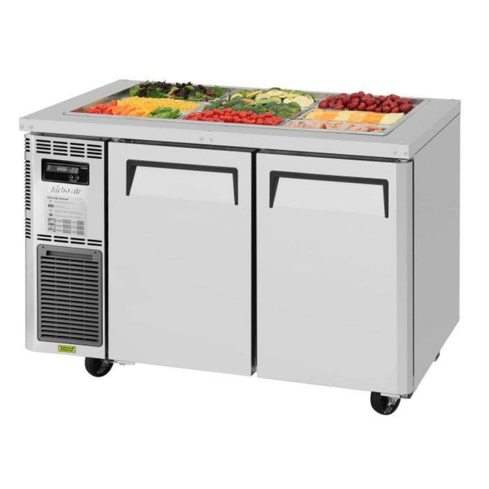 Turbo Air JBT-48-N Side Mount J Series Refrigerated Buffet Table with Two Sections 11.0 cu. ft