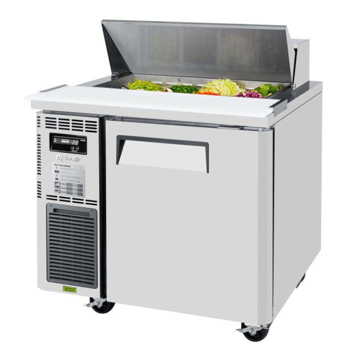 Turbo Air JST-36-N Side Mount J Series Sandwich/Salad Unit with One Section 7.5 cu. ft.