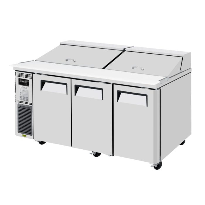 Turbo Air JST-72-N Side Mount J Series Sandwich/Salad Unit with Three Sections 18 cu. ft.