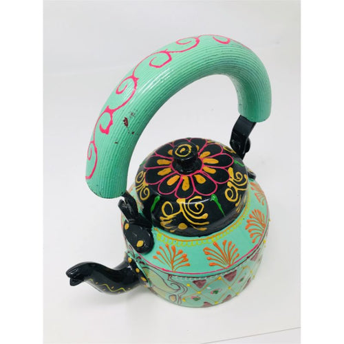 Tea kettle - Beautifully Hand Painted With Traditional Rajasthani/ Mughal Art