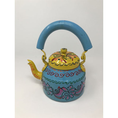 Tea kettle - Beautifully Hand Painted With Traditional Rajasthani/ Mughal Art