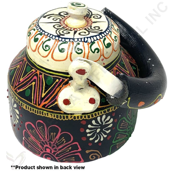 Tea kettle - Beautifully Hand Painted With Traditional Rajasthani/ Mughal Art