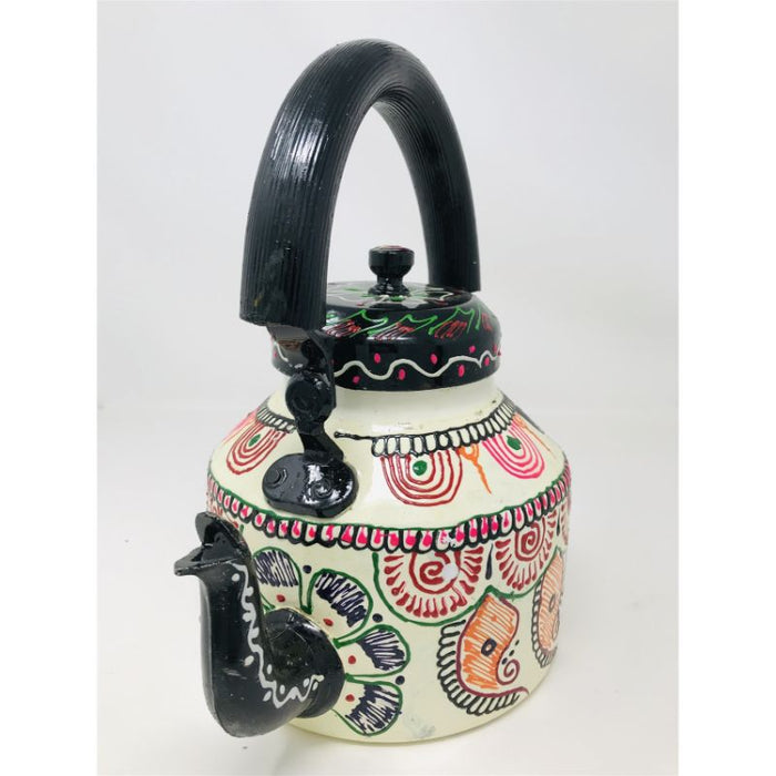 Tea kettle - Beautifully Hand Painted with Traditional Rajasthani/ Mughal Art