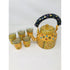Tea kettle - Beautifully Hand Painted With Traditional Rajasthani/ Mughal Art/ Set Of Kettle & Chai Glass