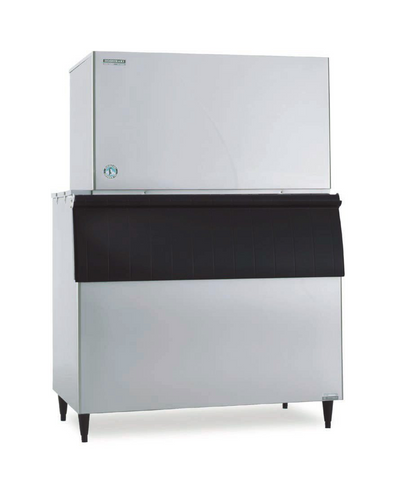 Stackable Hoshizaki KM-1601SAJ3 commercial crescent ice maker