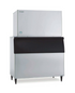 Stackable Hoshizaki KM-1601SAJ3 commercial crescent ice maker