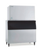 Stackable Hoshizaki KM-1601SAJ3 commercial crescent ice maker